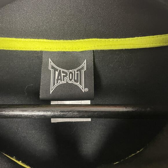 Tapout Jacket Mens XL Black Gray Camo Full Zip Track Athletic MMA Style - Picture 9 of 11